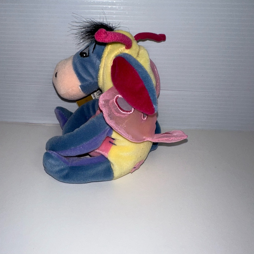 Disney Store Butterfly Eeyore 2000 Easter  Bean Bag Plush Winnie the Pooh NWT - Picture 3 of 14